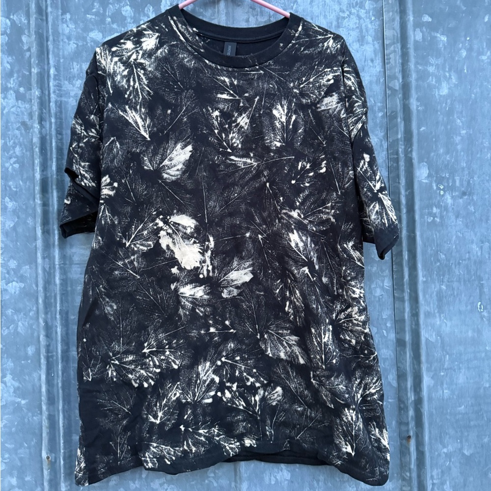 Black and White Patterned Men's Shirt